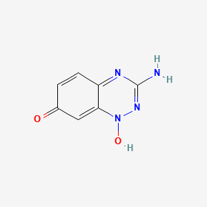 3-AMINO-7-HYDROXYBENZO[E][1,2,4]TRIAZINE1-OXIDE structure, CAS 157284-07-6