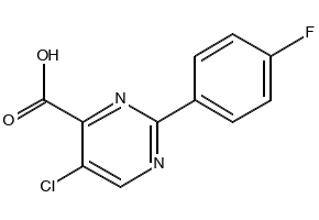 2-(2-Fluorophenyl)pyrimidine-5-carboxaldehye structure, CAS 946707-17-1