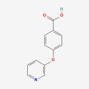 4-(PYRIDIN-3-YLOXY)BENZOICACID structure, CAS 437383-99-8