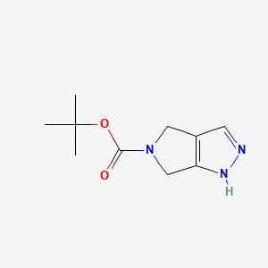 5-TERT-BUTOXYCARBONYL-1,4,5,6-TETRAHYDROPYRROLO-[3,4-C]-PYRAZOLE structure, CAS 657428-42-7
