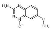1,2,4-BENZOTRIAZIN-3-AMINE,7-METHOXY-,1-OXIDE structure, CAS 27238-35-3