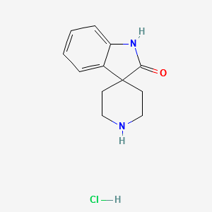 spiro[indoline-3,4'-piperidin]-2-onehydrochloride structure, CAS 356072-46-3