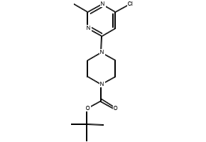 tERT-BUTYL4-(6-CHLORO-2-METHYL-4-PYRIMIDINYL)TETRAHYDRO-1(2H)-PYRAZINECARBOXYLATE structure, CAS 203519-37-3