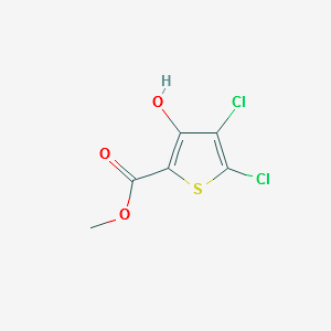 methyl4,5-dichloro-3-hydroxythiophene-2-carboxylate structure, CAS 96232-70-1