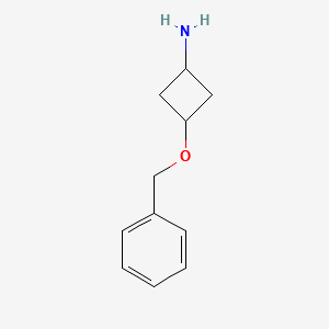 3-Benzyloxy-cyclobutylamine structure, CAS 92146-77-5