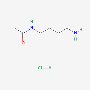 N-(4-Amino-butyl)-acetamide structure, CAS 18233-70-0