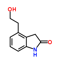 4-(2-hydroxyethyl)indolin-2-one structure, CAS 139122-19-3