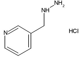 2-((pyridin-3-yl)Methyl)hydrazine hydrochloride structure, CAS 57616-01-0