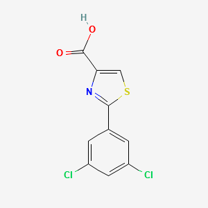 2-(3,5-Dichlorophenyl)thiazole-4-carboxylicacid structure, CAS 1178420-52-4