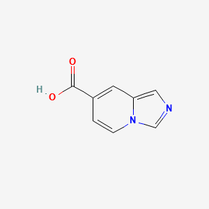 H-imidazo[1,5-a]pyridine-7-carboxylicacid structure, CAS 588720-29-0
