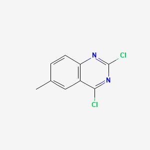 2,4-dichloro-6-methylquinazoline structure, CAS 39576-82-4