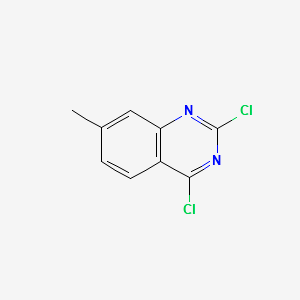2,4-dichloro-7-methylquinazoline structure, CAS 25171-19-1