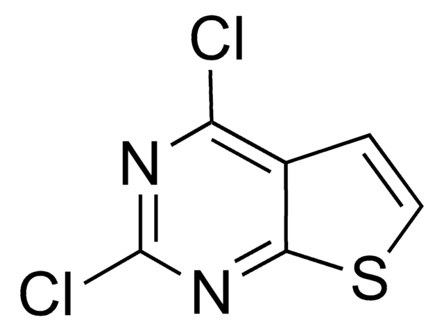 2,4-dichlorofuro[2,3-d]pyrimidine structure, CAS 1000577-84-3