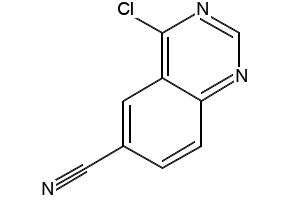 4-chloroquinazoline-6-carbonitrile structure, CAS 150449-97-1