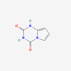 Pyrrolo[1,2-a]-1,3,5-triazine-2,4(1H,3H)-dione structure, CAS 54449-30-8