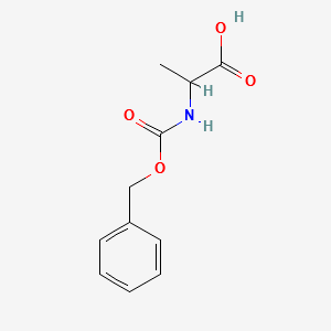 N-Carbobenzyloxy-DL-alanine structure, CAS 4132-86-9