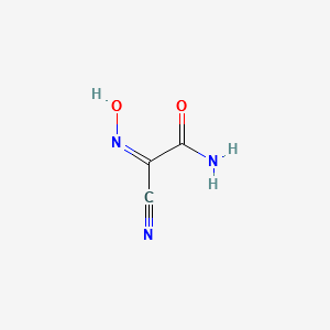 2-cyano-2-(hydroxyimino)acetamide structure, CAS 3849-20-5