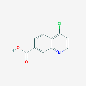 4-chloroquinoline-7-carboxylicacid structure, CAS 49713-58-8