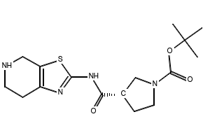 5-(tert-butoxycarbonyl)-4,5,6,7-tetrahydrothiazolo[5,4-c]pyridine-2-carboxylicacid structure, CAS 165948-21-0
