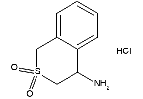 3,4-dihydro-1H-isothiochromen-4-aminehydrochloride structure, CAS 123470-16-6