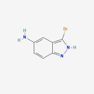 3-bromo-1H-indazol-5-amine structure, CAS 478837-59-1