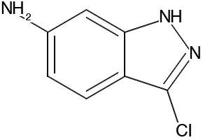 3-chloro-1H-indazol-6-amine structure, CAS 21413-23-0