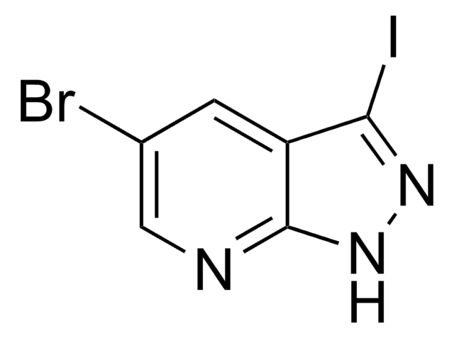 5-bromo-3-iodo-1H-pyrazolo[3,4-b]pyridine structure, CAS 875781-18-3