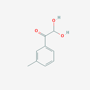 3-Methoxyphenylglyoxalhydrate structure, CAS 118888-62-3