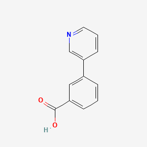 3-Pyridin-3-Yl-Benzoicacid structure, CAS 4385-77-7