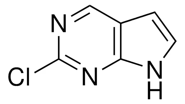 6-chloro-7H-pyrrolo[2,3-d]pyrimidine structure, CAS 90994-17-5