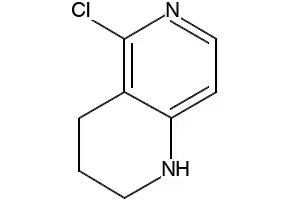 5-chloro-1,2,3,4-tetrahydro-1,6-naphthyridine structure, CAS 98490-61-0