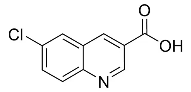 6-chloroquinoline-3-carboxylicacid structure, CAS 118791-14-3