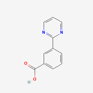 3-Pyrimidin-2-Yl-Benzoicacid structure, CAS 579476-26-9