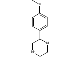 2-(4-Methoxyphenyl)piperazine structure, CAS 91517-26-9