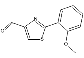 2-(4-Methoxyphenyl)thiazole-5-carbaldehyde structure, CAS 914348-82-6