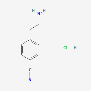 4-(2-Amino-Ethyl)-Benzonitrilehydrochloride structure, CAS 167762-80-3