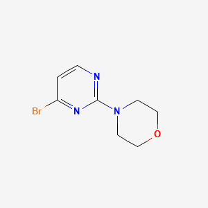 4-(4-Bromopyrimidin-2-Yl)Morpholine structure, CAS 663194-10-3