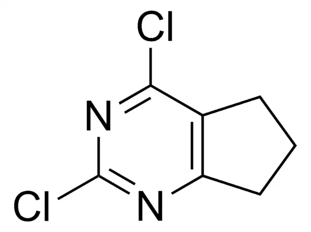 2,4-Dichloro-6,7-dihydro-5H-cyclopenta[d]pyrimidine structure, CAS 5466-43-3