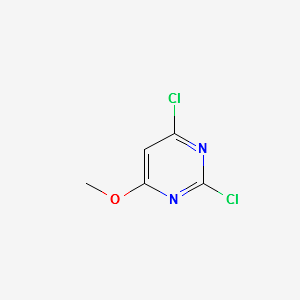 2,4-Dichloro-6-methoxypyrimidine structure, CAS 43212-41-5