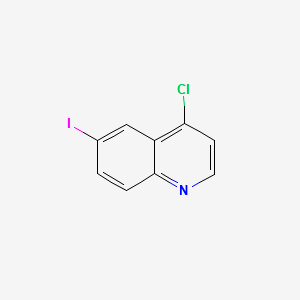 4-Chloro-6-iodoquinoline structure, CAS 40107-07-1