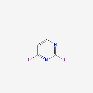 2,4-Diiodopyrimidine structure, CAS 262353-34-4
