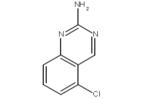 2-Amino-5-chloroquinazoline structure, CAS 190273-70-2