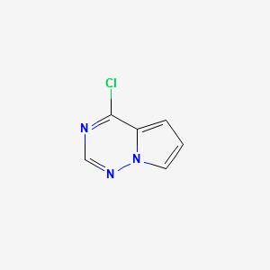 4-chloropyrrolo[1,2-f][1,2,4]triazine structure, CAS 888720-29-4
