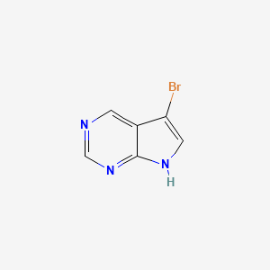 5-bromo-7H-pyrrolo[2,3-d]pyrimidine structure, CAS 175791-49-8