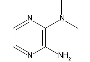 2-Amino-3-(dimethylamino)pyrazine structure, CAS 89488-74-4