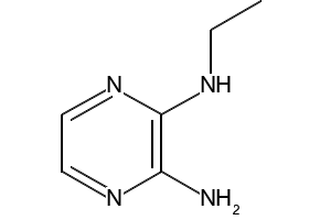 2-Amino-3-(ethylamino)pyrazine structure, CAS 912773-15-0