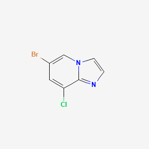 6-bromo-8-chloroimidazo[1,2-a]pyridine structure, CAS 474708-88-8