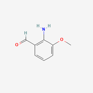 2-Amino-3-methoxybenzaldehyde structure, CAS 70127-96-7