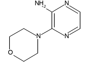 2-Amino-3-morpholin-4-ylpyrazine structure, CAS 117719-16-1