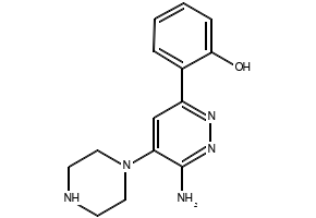 2-Amino-3-piperazin-1-ylpyrazine structure, CAS 59215-43-9